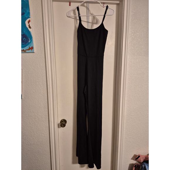 Forever 21 Pants - Forever 21 Black Adjustable Romper Size Medium